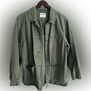 Old Navy Green Shirt Jacket Size Large